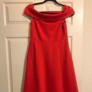 Brand New Banana Republic Ponte Off Shoulder Dress